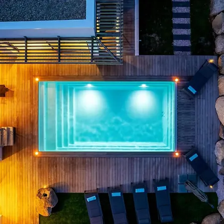M1 Villa Splendide De Haut Standing 12 Pers Piscine Chauffee Vue Mer Villa *